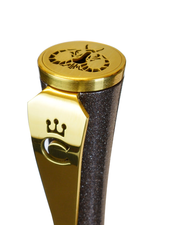 Grand Conqueror Cacao Brown and Gold